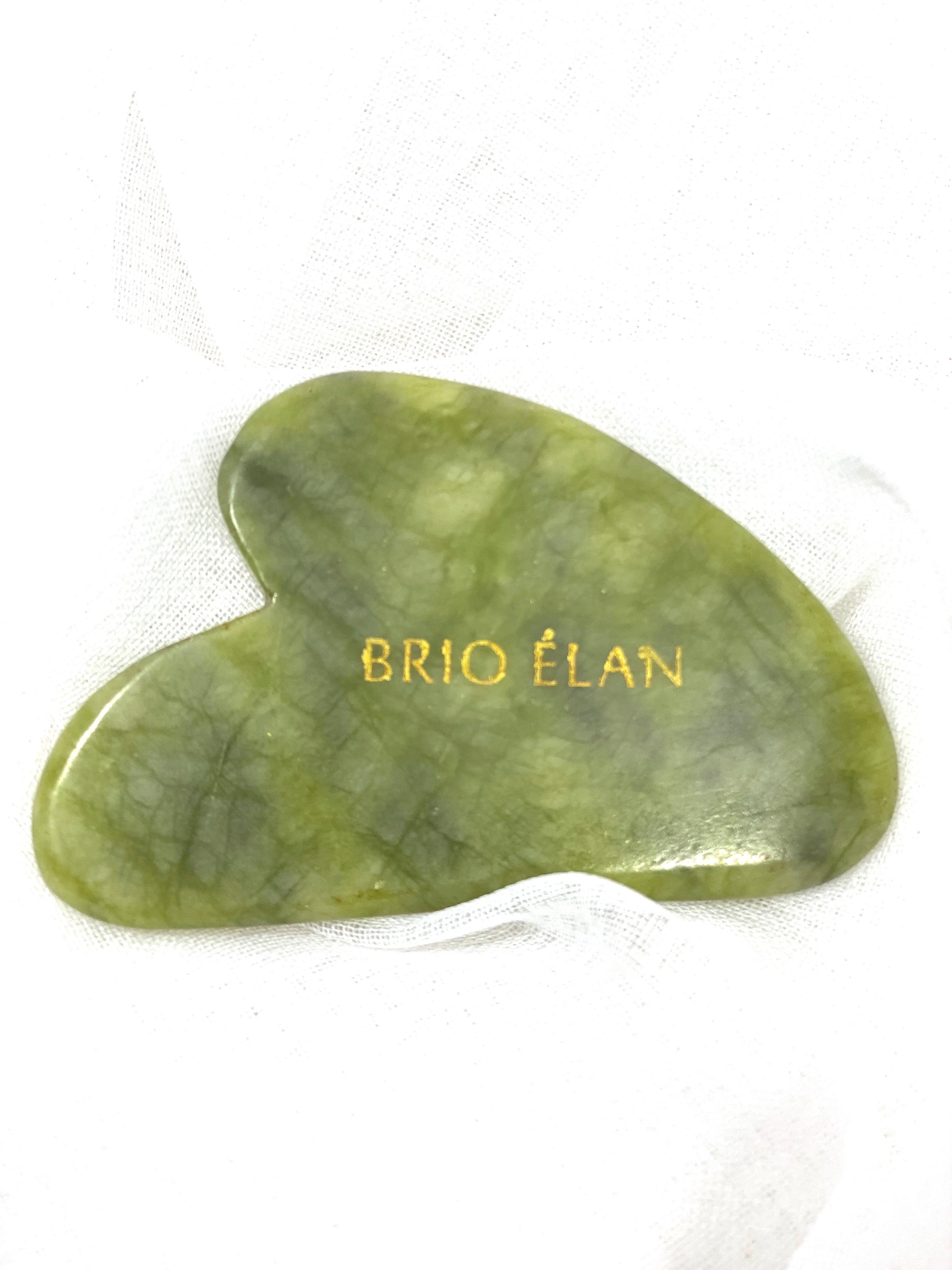 Jade Gua Sha is a traditional Chinese healing tool that is used to promote healing and improve circulation in the face and body.